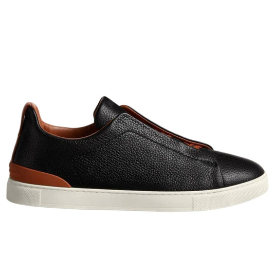 ZEGNA Triple Stitchtm Black