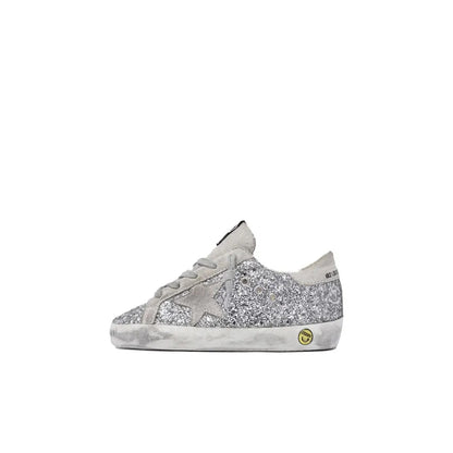 Golden Goose glitter Silver Kids Sneakers