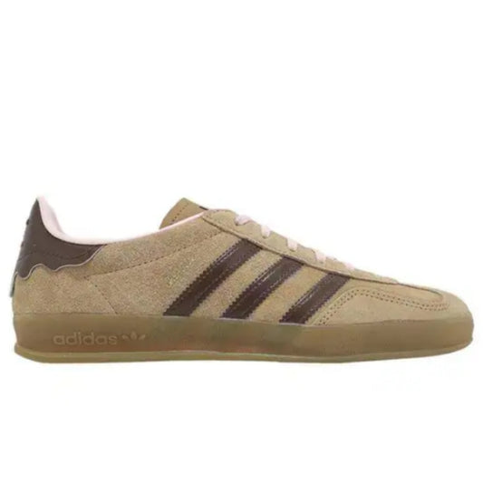 Adidas Gazelle Indoor in the Cardboard Brown Sandy Pink