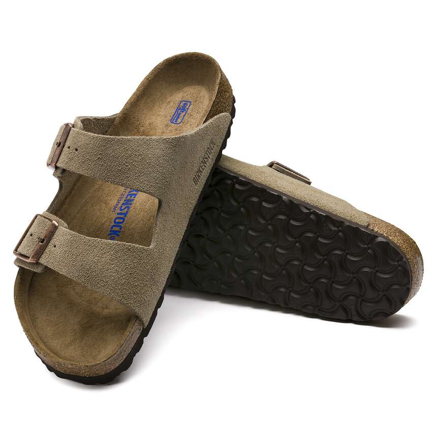 Birkenstock Arizona Weichbettung Veloursleder Taupe