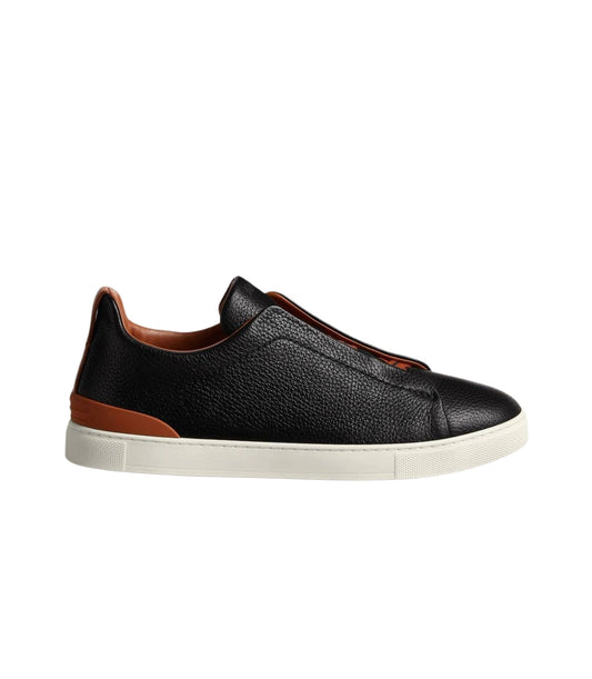 ZEGNA Triple Stitchtm Black_Unique Store
