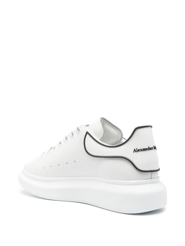 Alexander McQueen Oversized White Black Trim