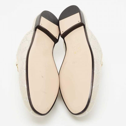 Gucci Princetown GG Slippers in Lamé