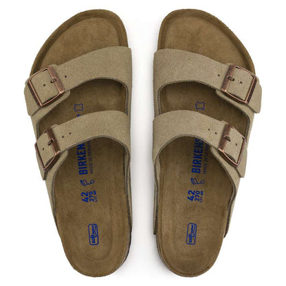 Birkenstock Arizona Weichbettung Veloursleder Taupe