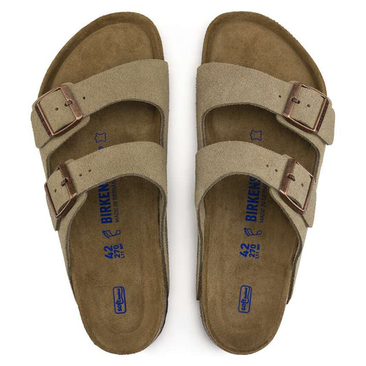 Birkenstock Arizona Weichbettung Veloursleder Taupe