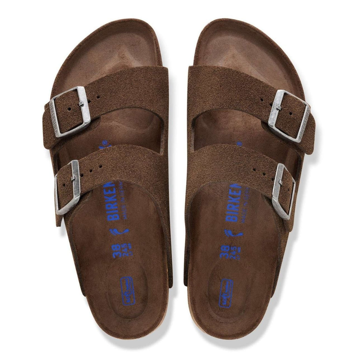 Birkenstock Arizona Soft Footbed
Suede Leather Carafe Tonal FB