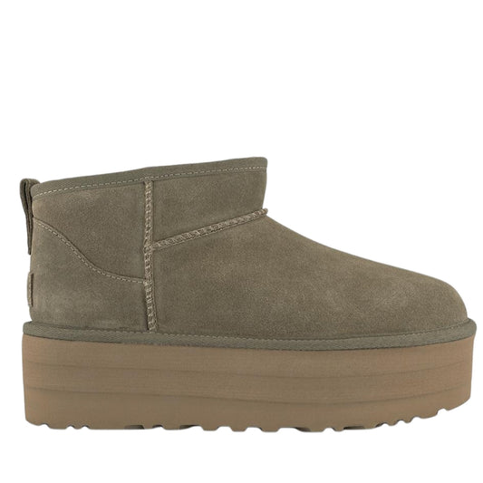 UGG Ultra Mini Platform Boot in the Moss Green