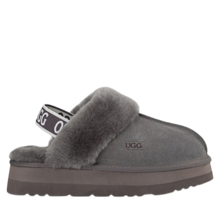 UGG Funkette platform slipper grey charcoal