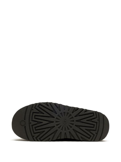UGG Tazz Dark Brown Contrast Stitch Slippers