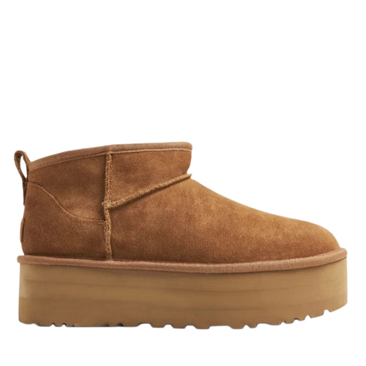 UGG Classic Ultra Mini Platform Brown kids boots