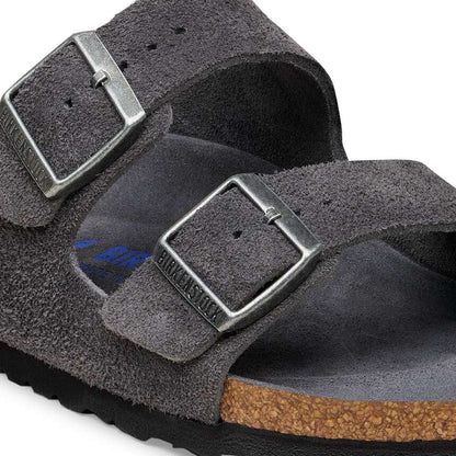 Birkenstock Arizona Soft Footbed
Suede Leather Charcoal Tonal FB