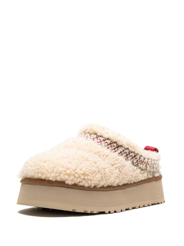 UGG Tazz Heritage Braid Natural slipper platform mule