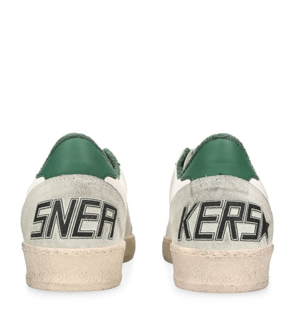 Golden Goose Ball Star sneakers in the White Ice Green