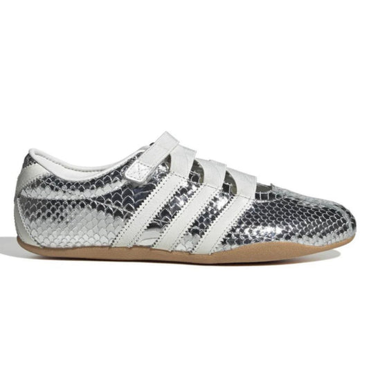 Adidas Tokyo Mary Jane Silver Snake White Sneakers