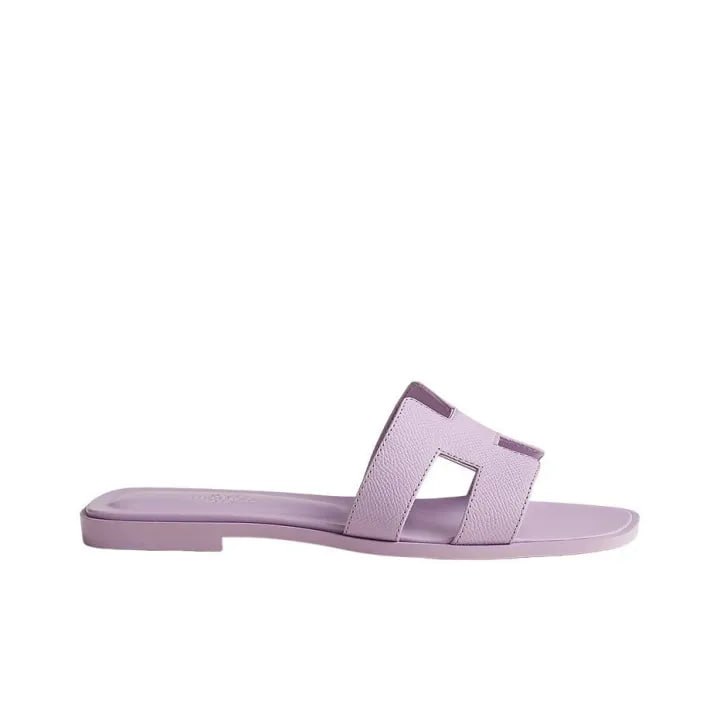 Hermès Oran sandal in Violet Amethyst