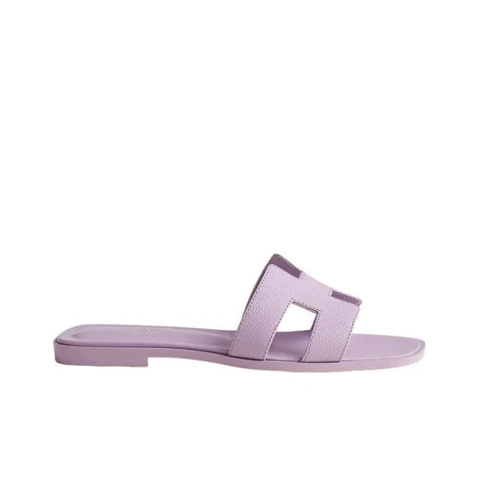 Hermès Oran sandal in Violet Amethyst
