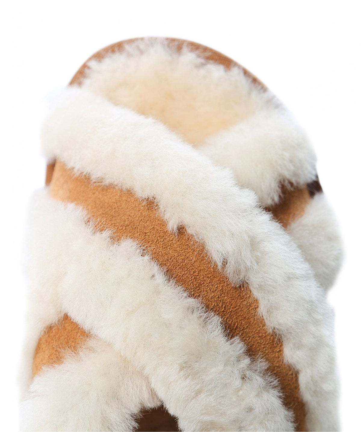 UGG Disco Cross Slide Chestnut
