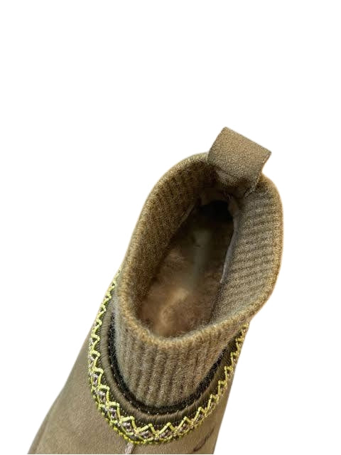 UGG Tazz Knit Platform boot olive green