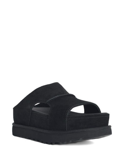 UGG Goldenstar Hi cutout Black slides