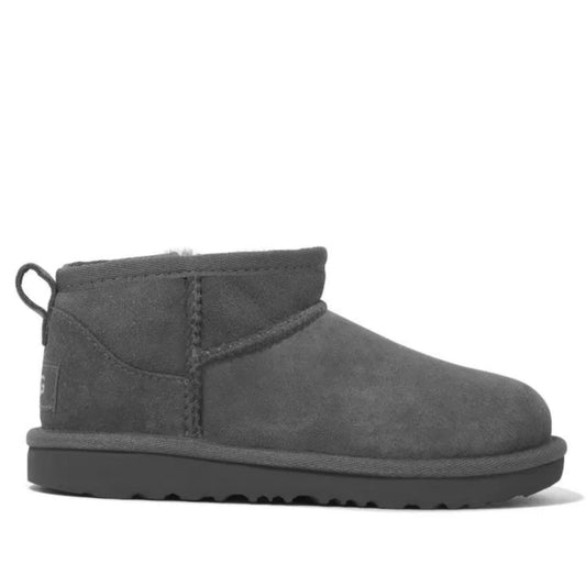 UGG Kids Classic Ultra Mini Boot Grey Suede