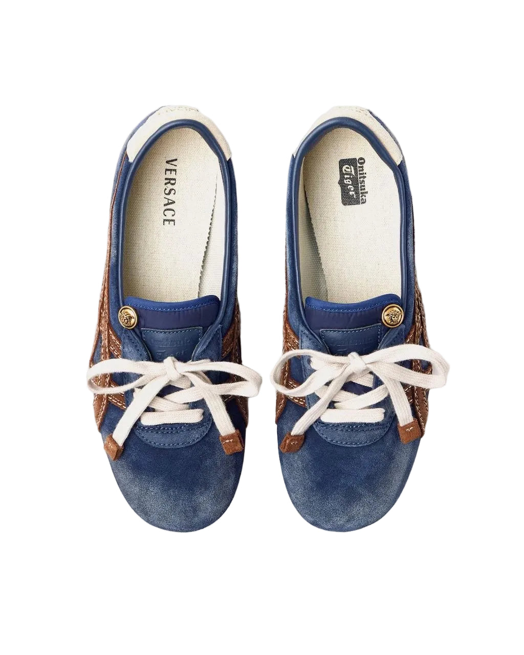 Onitsuka Tiger Tai Chi Sakura Nappa Versace Blue Brown