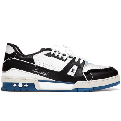 Louis Vuitton LV Trainer White Black Blue