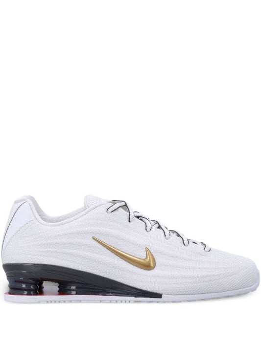 Nike SHOX Z White Metallic Gold Sneakers