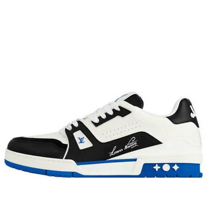 Louis Vuitton LV Trainer White Black Blue