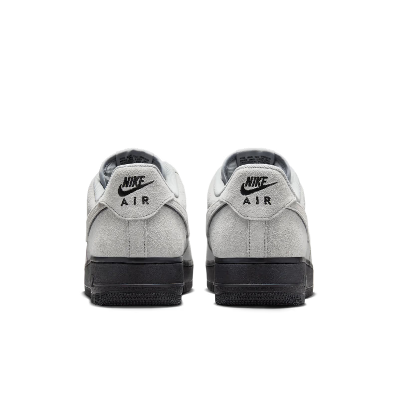 Nike Air Force 1 Low 07 LV8 Light Smoke Gray Suede Black