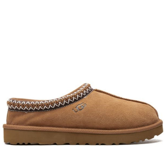 UGG Tasman slip-on slippers in the classic chestnut