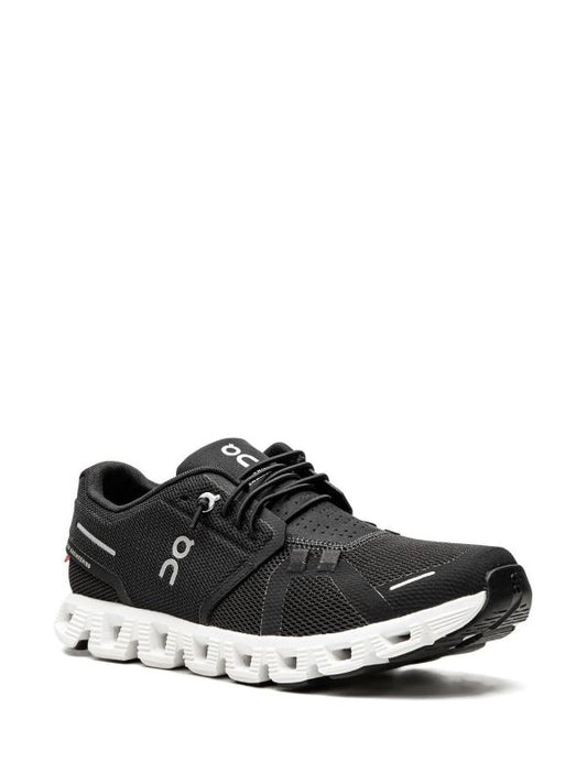 On Cloud 5  Black White Sneakers