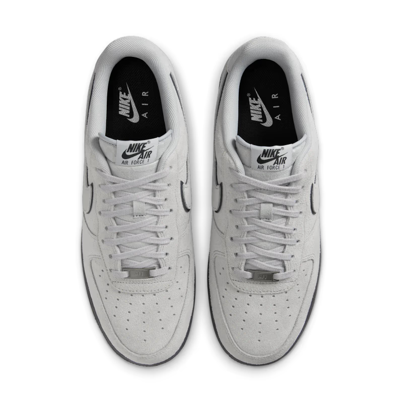 Nike Air Force 1 Low 07 LV8 Light Smoke Gray Suede Black