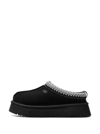 UGG Tazz Black Contrast Stitch Slippers