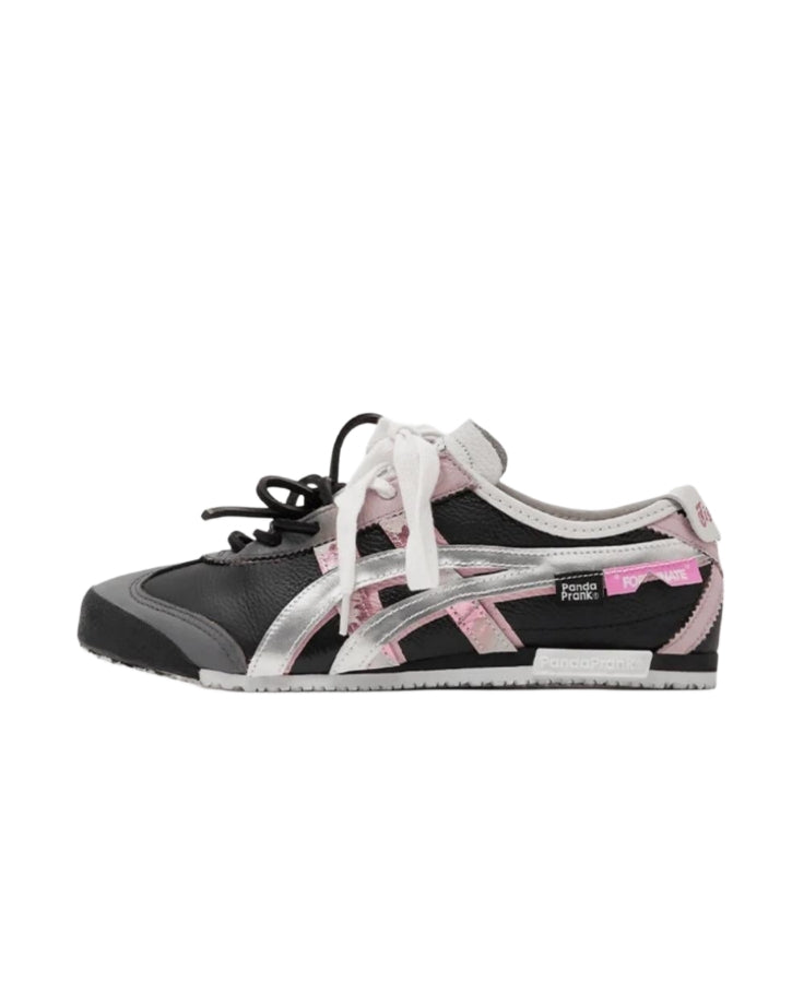 Onitsuka Mexico 66 panda prank Black white pink
