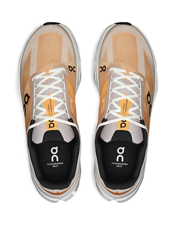On Cloudsurfer Next Tangerine Ivory sneakers