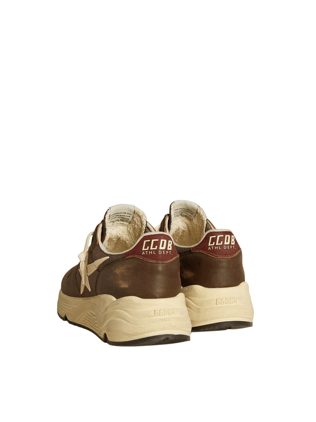 Golden Goose Running Sole in nylon and leather with TPU star and nubuck heel tab