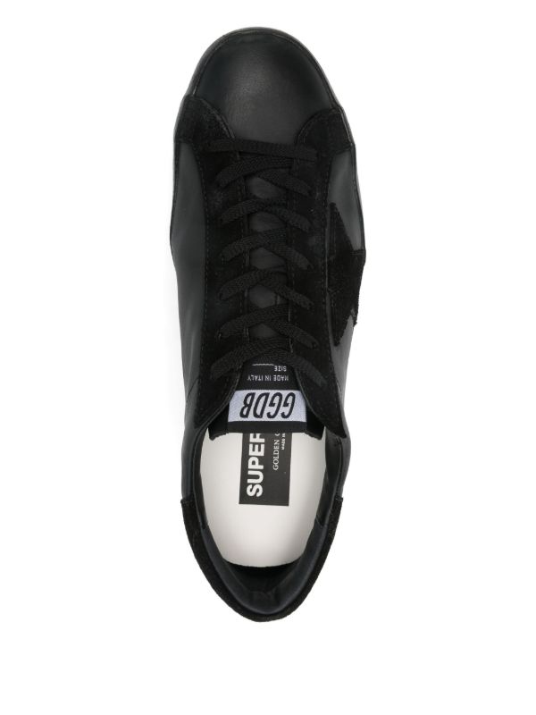 Golden Goose Super Star in black star and heel tab