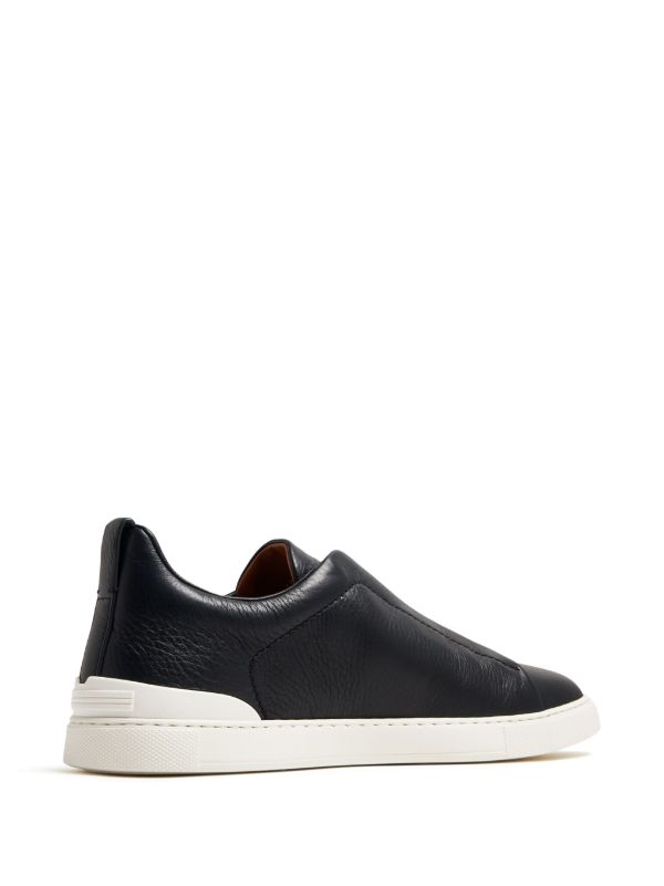 Triple Deerskln Stitch Secondskin Sneakers Navy Blue