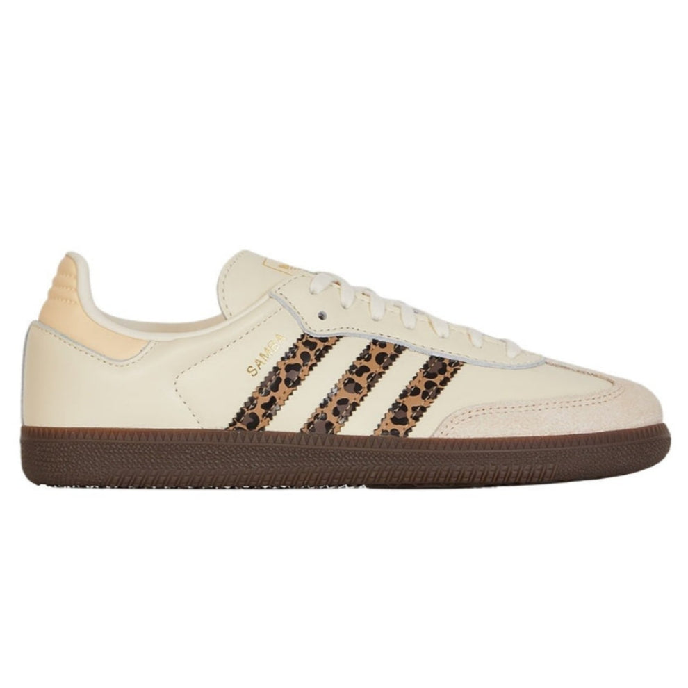 Adidas Samba OG In Cream Leopard Sneakers