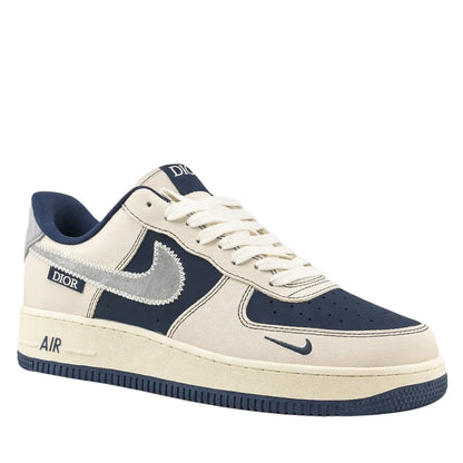 Nike Air Force 1 X Dior Beige Dark Blue