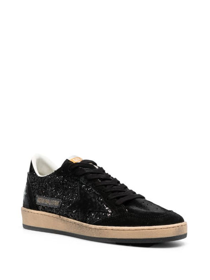 Golden Goose Ball Star sparkling allover black glitter