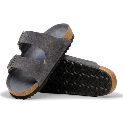 Birkenstock Arizona Soft Footbed
Suede Leather Charcoal Tonal FB