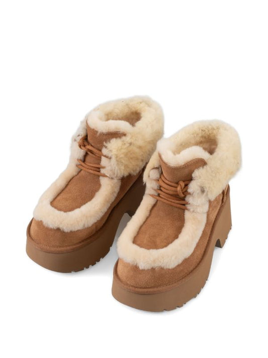 UGG Esmee Lace-Up Boot in the Chestnut