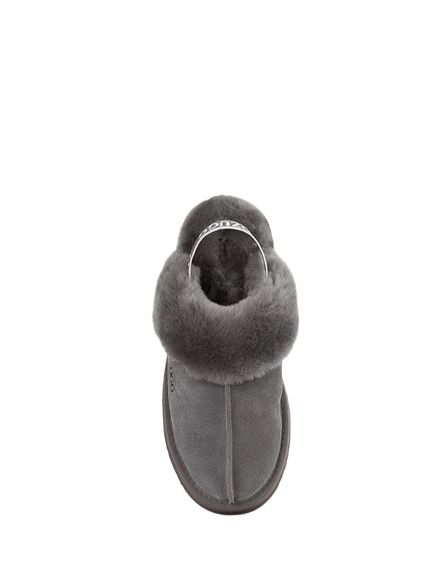 UGG Funkette platform slipper grey charcoal