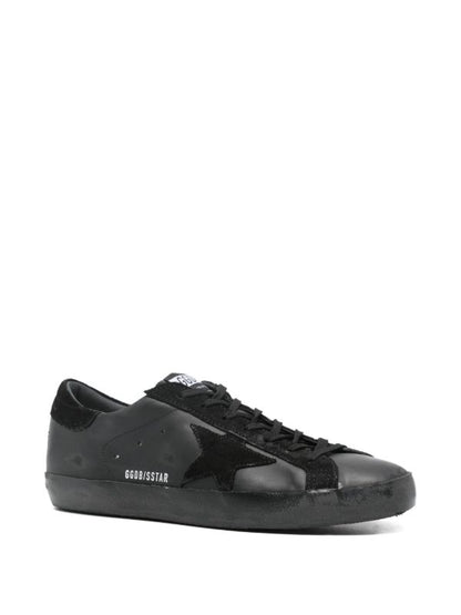Golden Goose Super Star in black star and heel tab