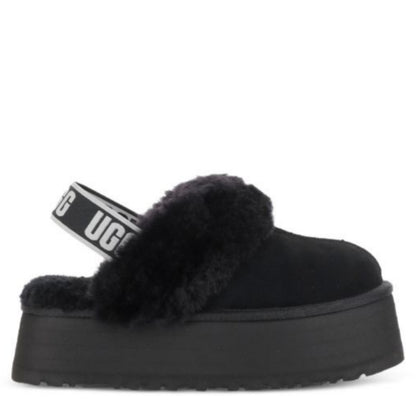 UGG Funkette platform slipper black