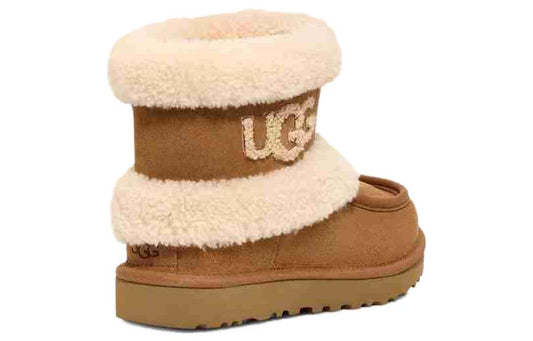 UGG Ultra Mini UGG Fluff boot Chestnut