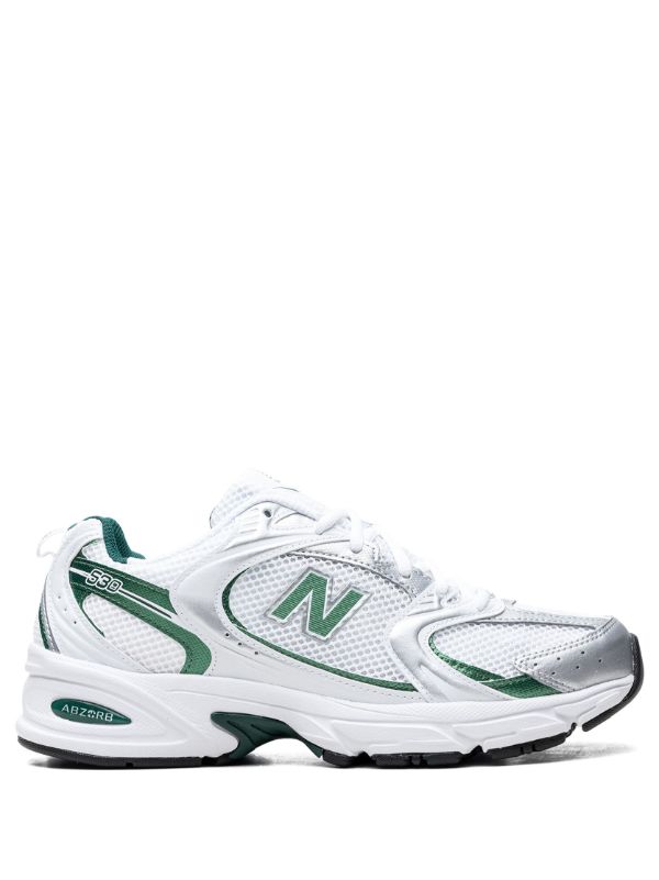 New Balance 530 White Silver Green