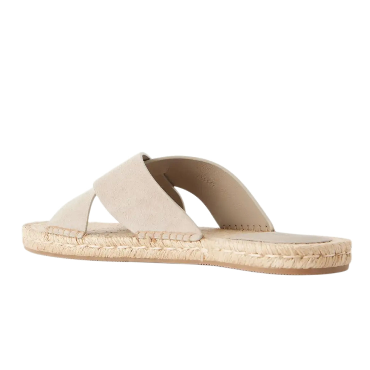 Zegna crossover strap suede sandals Beige Sand