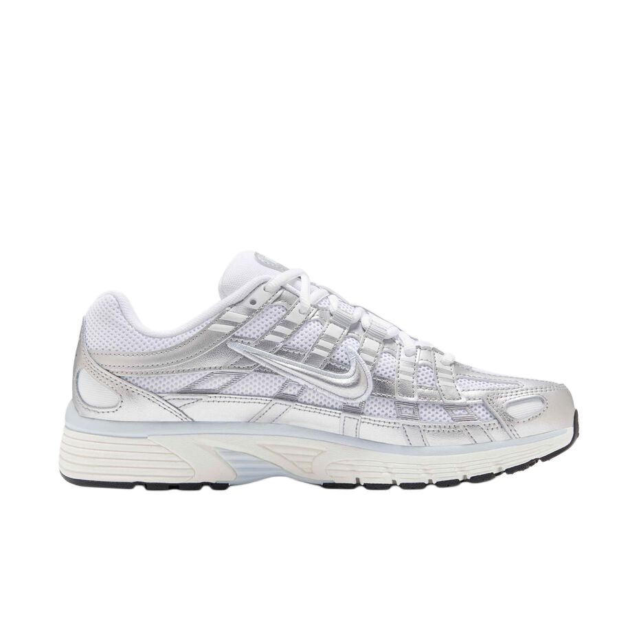 Nike P 6000 White Blue Tint Sail Metallic Silver